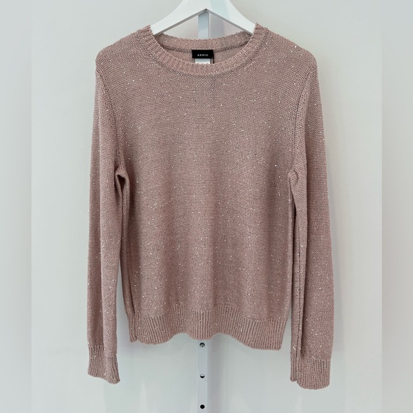 AKRIS LINEN SEQUINS LILY PULLOVER SWEATER SIZE US 14 NWTS! - Picture 8 of 15